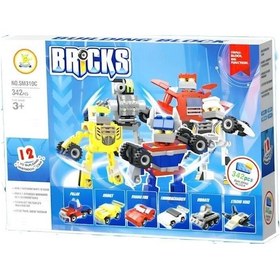 Resim Kızılkaya Transformers 342 Parça Kzl-sm310 Yapı Oyuncak 