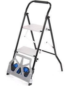 Resim Rafiste Merdiven Fonksiyonlu 2 Tekerlekli Taşıma Arabası 