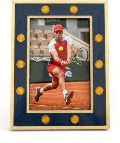 Resim Carlos, %100 Natural Tenis Topu Dekoratif Resim Çerçevesi 