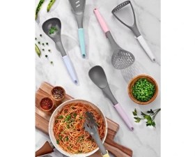 Resim Suncook Bonita 6 Parça Mutfak Servis Takımı Renkli Kepçe Seti 