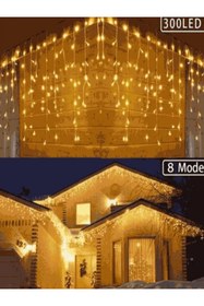 Resim ledison KABLO PERDE LED GÜNIŞIĞI 3X1 FİŞLİ 