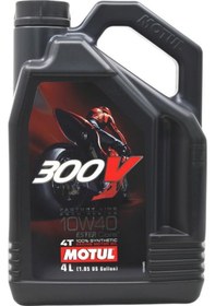 Resim Motul 300V Fl 10W-40 4T 4 Zamanlı Motosiklet Motor Yağı 4 L 
