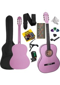 Resim Cg-36pu-pak Kaliteli 36 İnç 3/4 Juniur Çocuk Gitar Seti 8-12 Yaş 