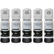 Resim PHOTOINK EPSON EcoTank L220 için5 Adet Siyah Photoink Mürekkep 