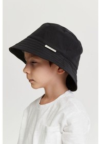 Resim Benitto Kids Erkek Çocuk Desenli Bucket Şapka 7006-siyah 