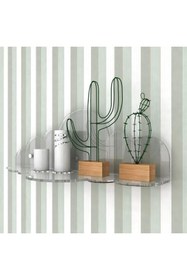 Resim Viyens 3'lü Çocuk Odası Bulut Pleksi Duvar Rafı 35x15cm - 30x12cm - 24x10cm 