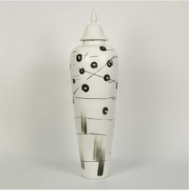 Resim Vitale Porselen Olive Kapaklı Vazo 27 100 Cm Ak.jy0007 Renkli 