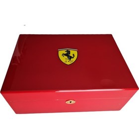 Resim Ferrari Humidor Puro Kutusu Kilitli Kırmızı 30's 