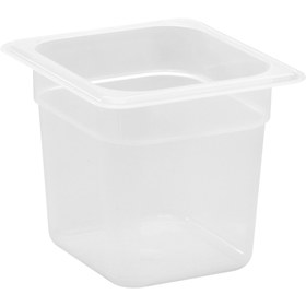 Resim Polipropilen GN 1/6 Küvet - Yarı Saydam - Yükseklik: 150 mm | CAMBRO - (6 adet) 