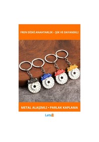 Resim Şık Ve Dayanıklı Araba Fren Diski Anahtarlık Çok Renkli 