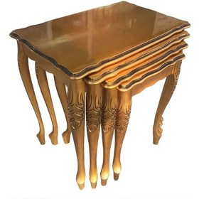 Resim Zigon Lükens Aslan Klasik Model Kayın Torna Ayak Parlak Gold La 