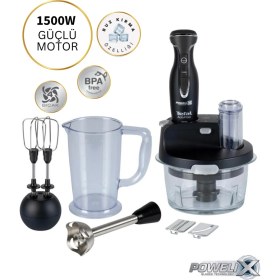 Resim Allians 4 Bıçaklı 1500W Güçlü Cam Hazneli Çok Fonksiyonlu Mutfak Robotu 