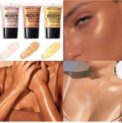 Resim Glitter Sıvı Fosforlu Su Geçirmez Elmas Fosforlu Makyaj Jeli Yüz Vücut Klavikula Bacak Aydınlatmak Glitter Kontur Makyaj 20 Ml 