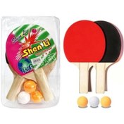 Resim Masa Tenisi Raket Seti Çok Renkli 