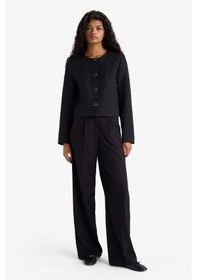 Resim Defacto Regular Fit Blazer Ceket F9130ax25wnbk81 Siyah 