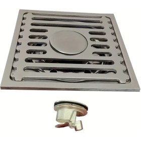 Resim Willowhaven Silvery Dual Use Evye Tıpası 3.94 İnç Paslanmaz Saç Toplayıcılı Banyo Bataryası Aparatı 