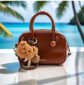 Resim Didadodo Yulaf Ezmesi Kahverengi Yastık Kılıfı-kahverengi Yastık Çantası Beyaz 