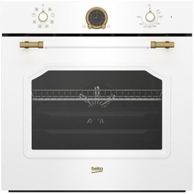 Resim Beko BFM 240 RB Rustik Beyaz Ankastre Fırın 