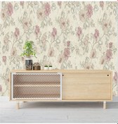 Resim Zümrüt Exclusive Çiçek Desenli Duvar Kağıdı 5635 