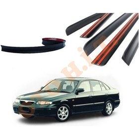 Resim Mazda 626 98-01 Uyumlu Bagaj Üstü Spoiler Mat Siyah 