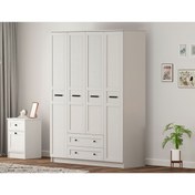 Resim Rabi Rumy-s1 Country 4 Kapak 2 Çekmeceli Gardırop 