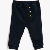 Resim Erkek Bebek Beli Lastikli Jogger Eşofman Altı 