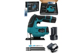 Resim Assur Profesyonel 12 V Çift Akülü Şarjlı Dekupaj Testere Makinesi 