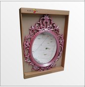 Resim 50X70Cm Oymalı Işlemeli Rustik Desenli Cam Antik Duvar Boy Aynası 