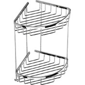 Resim Duxxa Paslanmaz Ikili Oval Şampuanlık 19*19 cm 