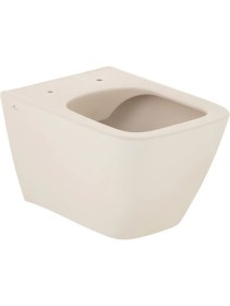 Resim Seramiksan Satürn Kanalsız Asma Klozet + Seramiksan Durplast Yavaş Kapak (Cappuccino) 