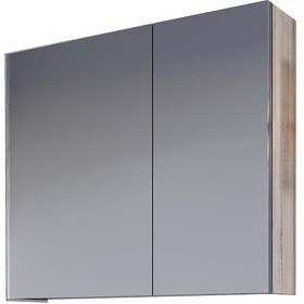 Resim Teta Home Tokyo 80cm Mdf Banyo Üst Aynalı Dolap Sonoma - Antrasit 