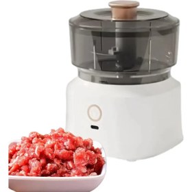 Resim 350 ml Elektrikli Doğrayıcı, Mutfakta Pratik Kullanım, Şık Beyaz Tasarım 