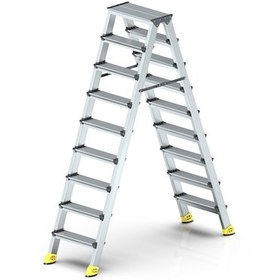 Resim Narvon 9 9 Lüx Çift Çıkışlı Alüminyum Merdiven 