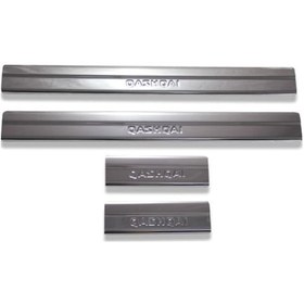 Resim Nissan Qashqai Uyumlu Kapı Eşiği 4 Parça 2014-2017 Paslanmaz Krom 