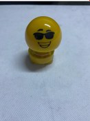 Resim Torpido Üstü Zıp Zıp Emoji Gözlüklü Yüz 