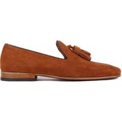 Resim Shoetyle - Taba Süet Deri Erkek Klasik Ayakkabı 250-2351-811-taba 