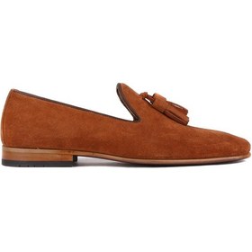 Resim Shoetyle - Taba Süet Deri Erkek Klasik Ayakkabı 250-2351-811-taba 