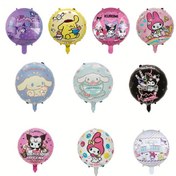 Resim Sanrio 10 Adet 18 İnç Karakter Folyo Balonlar, Kuromi, Yapay Yeşim Ginepig, Melody ve Daha Fazlası Dahil, Doğum Günleri, Aile Toplantıları, Mezuniyet Etkinlikleri vb. İçin Uygun 