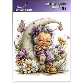 Resim Ütü İle Rub On Transfer Kağıdı - No: 109 30x30 Cm 