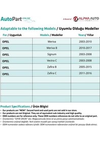 Resim Opel İçin Bagaj Ve Kapı Eşik Klipsi- 50 Adet 