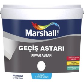 Resim Marshall Geçiş Astarı 7.5lt-Yağlı Boyadan Su Bazlı Boyaya Geçiş Sağlar-Çıkmayan Lekeleri Kapatır 