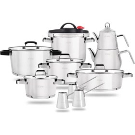 Resim Aryıldız Nancy 18 Parça Çelik Çeyiz Seti 