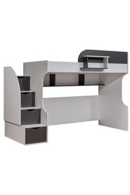 Resim Setay Ranza, Aura Ranza Karyola Masa 3 Kapılı Dolap, Beyaz Gri 