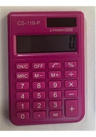 Resim Csl Cs-118-p Pembe 8 Hane Cep Tipi Hesap Makinesi 010 
