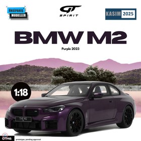 Resim 1:18 2023 BMW M2 PURPLE 