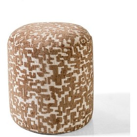 Resim Pixel İnferno Kahverengi Puff Kahverengi 