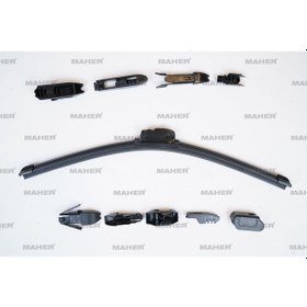 Resim Maher Silecek Süpürgesi Tek Tip Retrofıt Üniversal 15" Muz 380mm Mhr-29966 