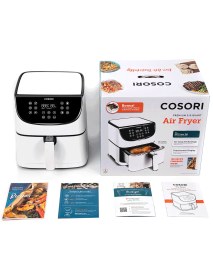 Resim Cosori Premium XXL 5.8-Quart ( 5.5 Litre ) - 1700W Dokunmatik Panelli Yağsız AirFryer Fritöz - Beyaz 