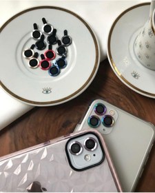 Resim Forsis Aksesuar Iphone 12 Pro Uyumlu Mercek-lens Kamera Koruması Renk Grafit Gri 