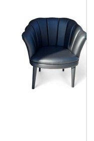 Resim ARYANS HOME Siyah Deri Ahşap Ayaklı Ofis Koltuk Takımı Bekleme Salonu Koltuk Takımı Ofis Büro Mobilyası 2 1 1 